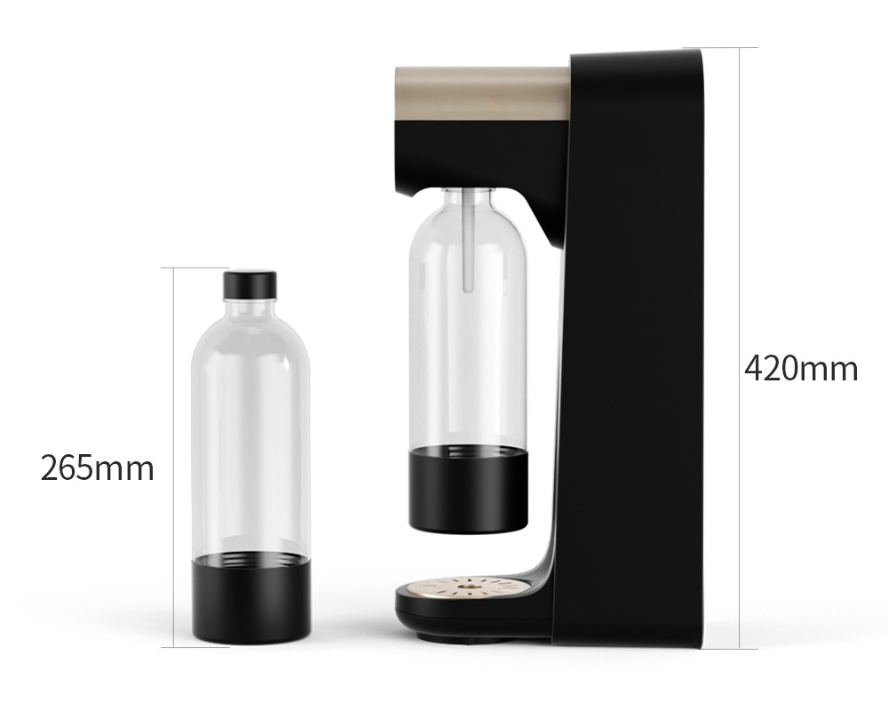 HF198 Electric Soda Maker Home Touch Screen Control Sparkling Water Maker Nouveau design